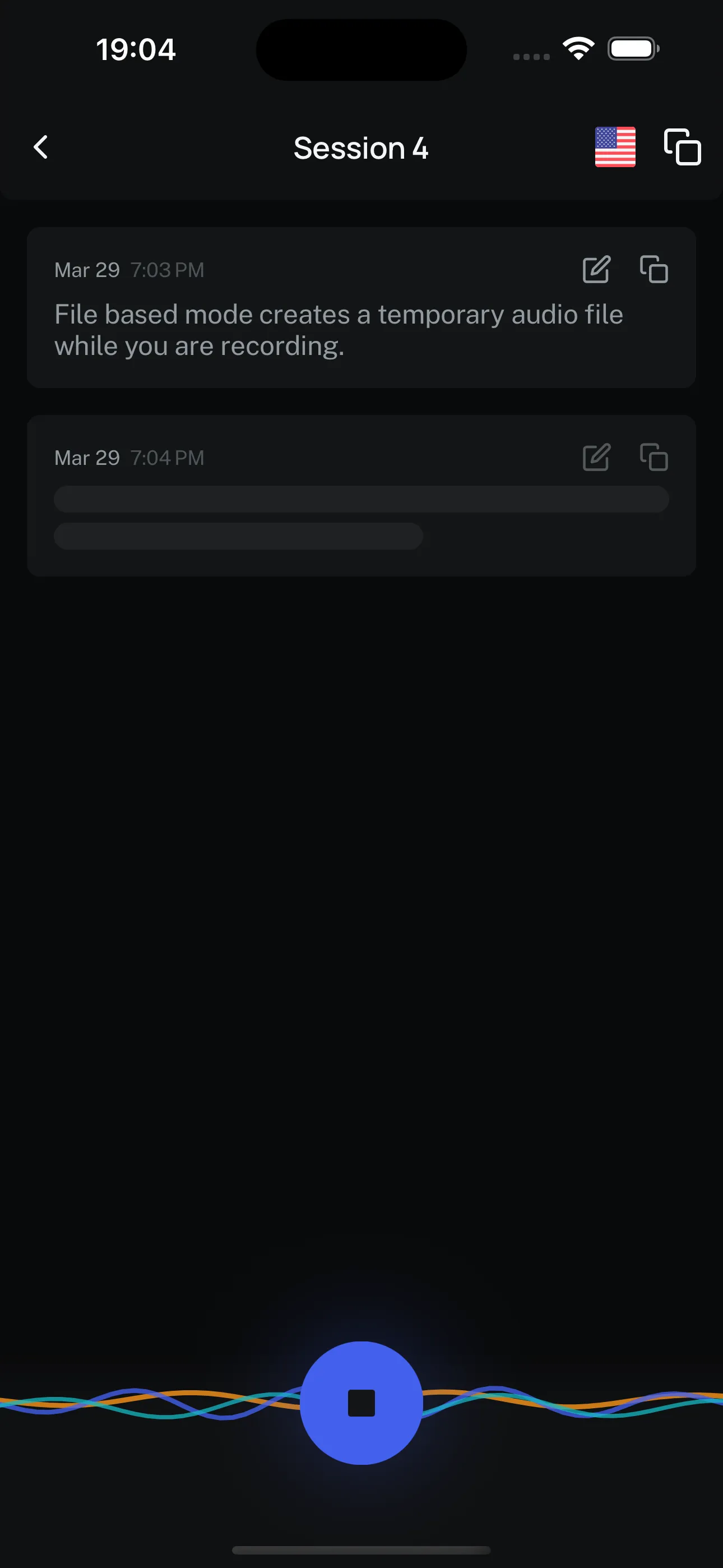Echos file-based recording