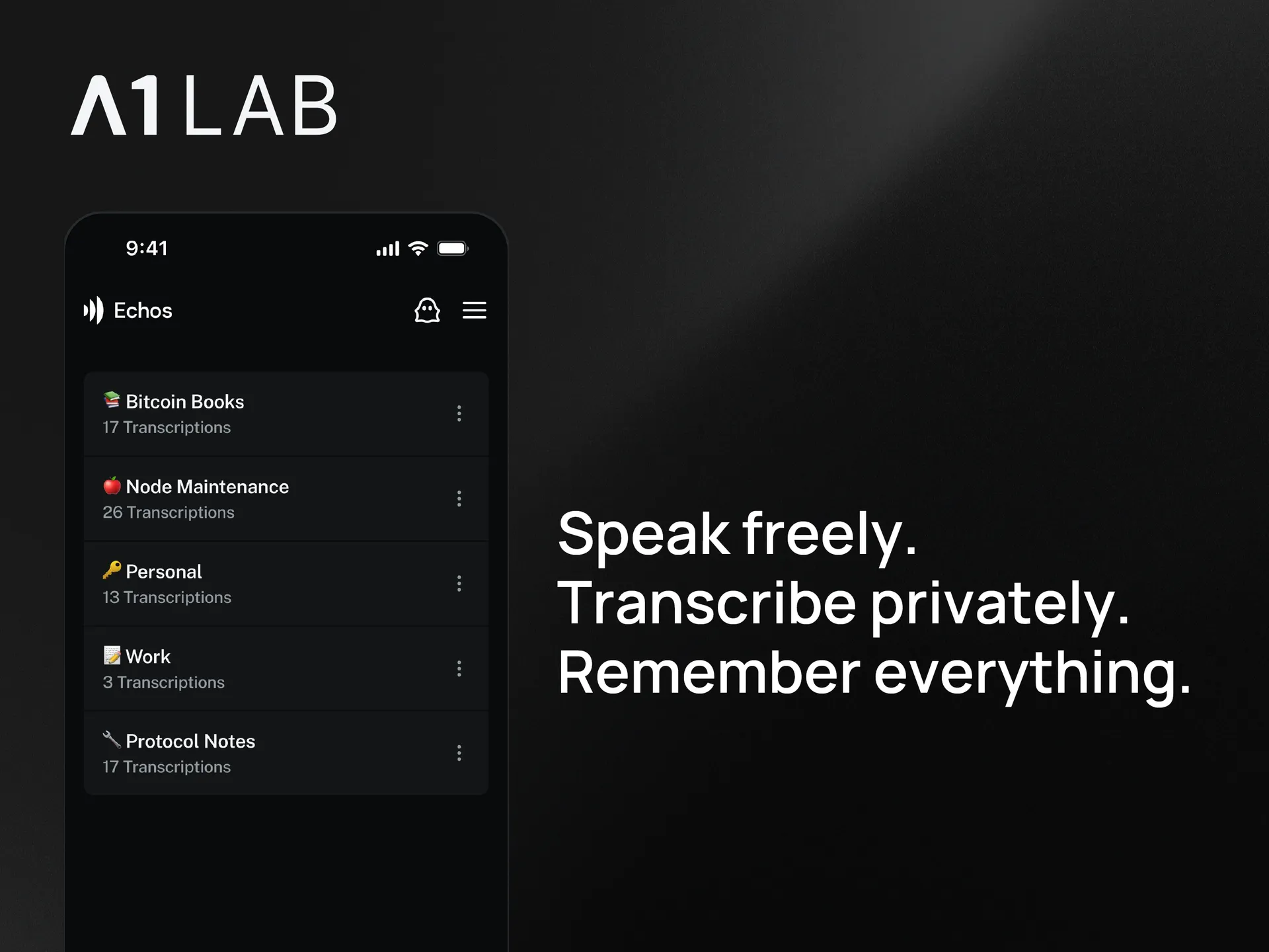 Echos AI Transcription App